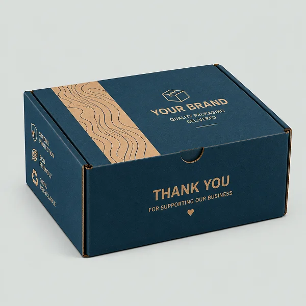 order corrugated shipping box with logo